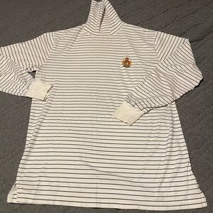 Polo by Ralph Lauren Vintage Pin Striped Turtleneck with Polo Crest LG